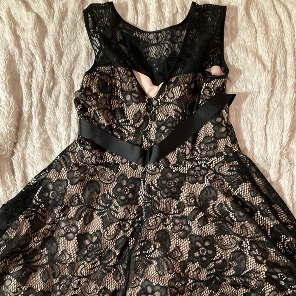 Collection DRESSBAR Black & Cream dress worn once size 14 - Picture 3 of 5